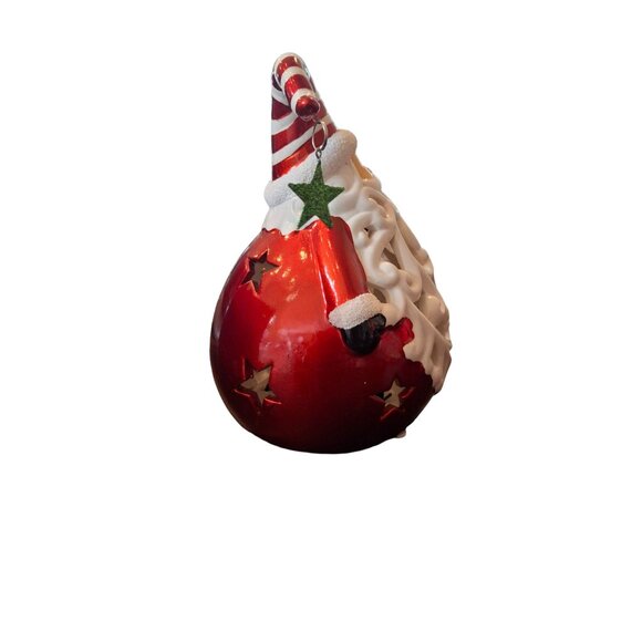 Home Reflections Whimsical Christmas Santa Luminary Flameless Candle Timer Boxed - Picture 4 of 10